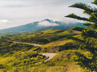 Hornatá krajina vnitrozemí Mindanaa